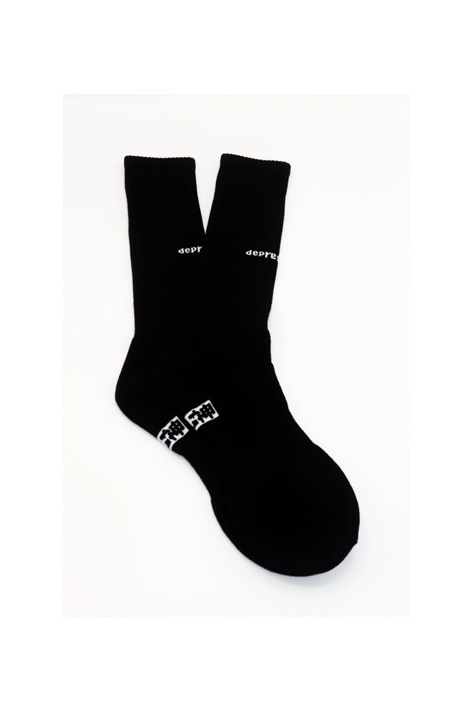 Depression Logo Socks Black