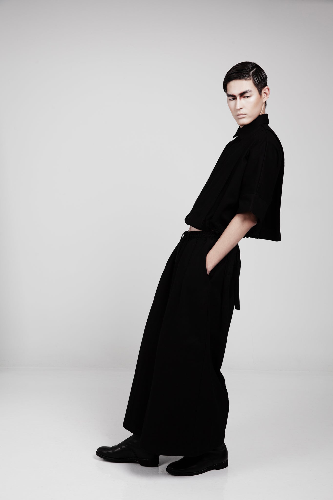 Depression Cropped Shirt