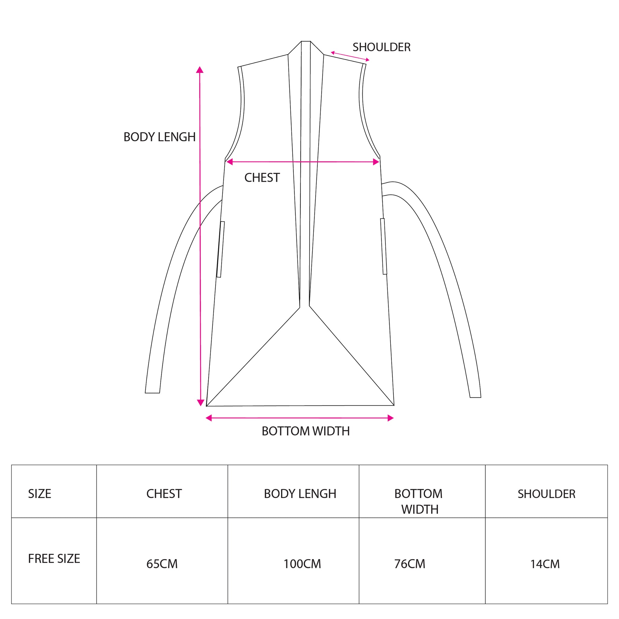 Depression All Back Vest
