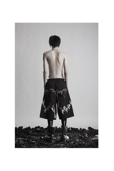 Monster Black Skorts