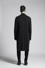 Black Jersey Cardigan