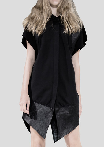 Geometric Fin Shirt Dress