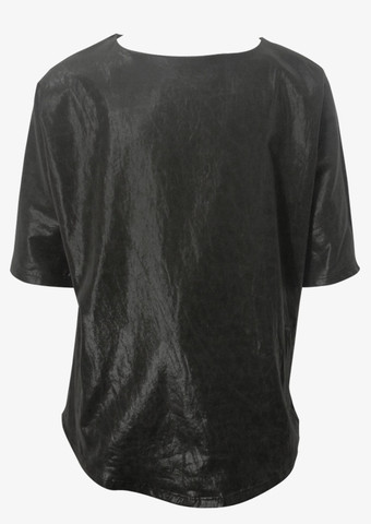 Pleather Oversized Tee